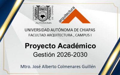 Proyecto Académico 2026-2030 Facultad de Arquitectura